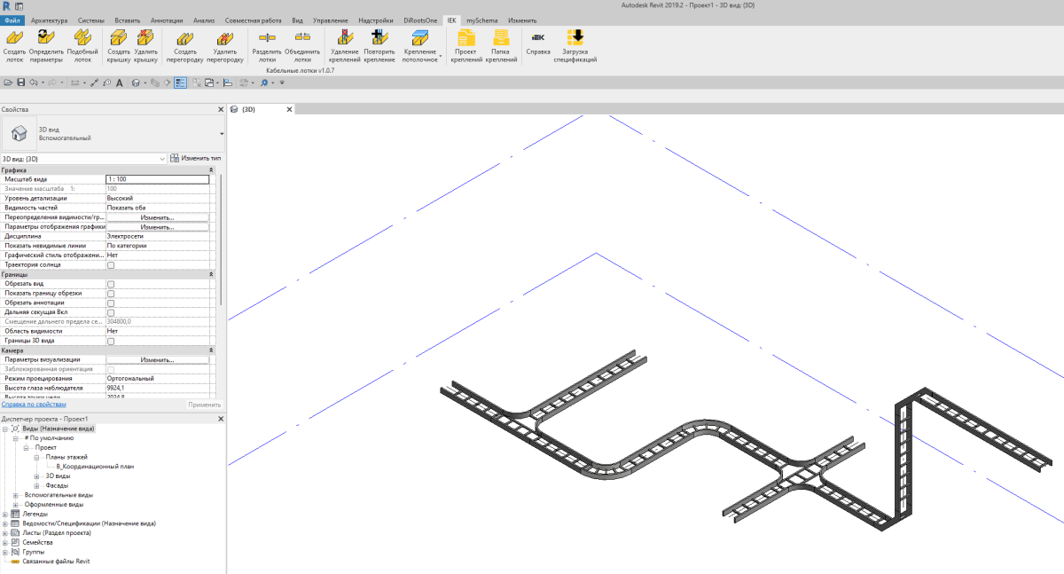 Плагин МКНС IEK® для Revit