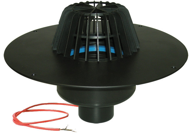 Кровельная воронка с электроподогревом вертикальная HL62.1F