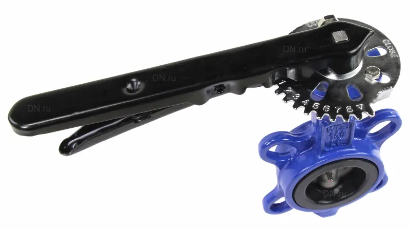 Затвор дисковый поворотный DN.ru WBV3432N-2W-Fb-H Ду50 Ру16