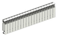 Биметаллический секционный радиатор «РБС-300/95»-19