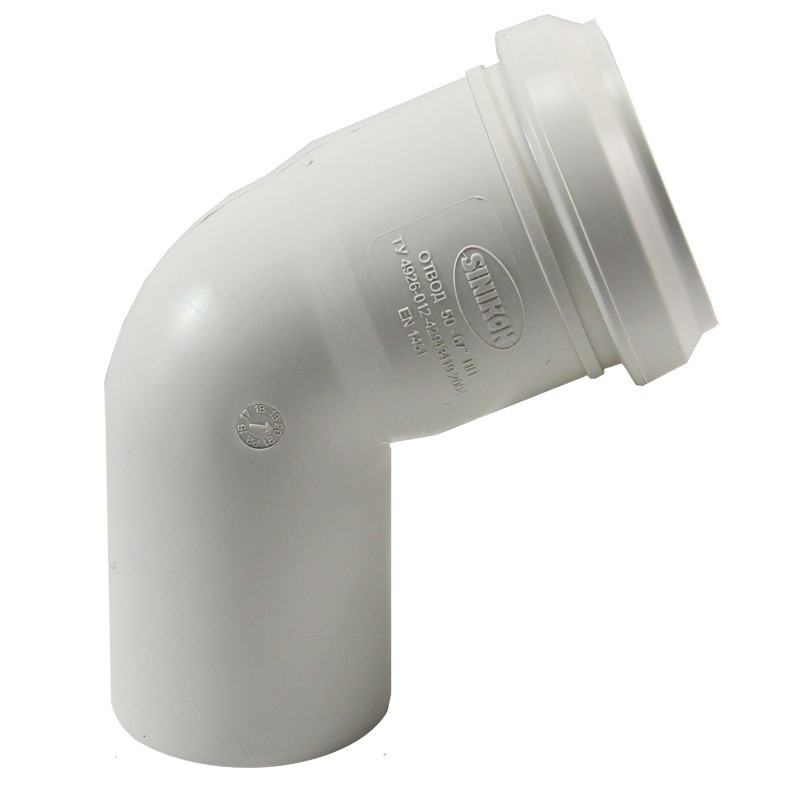 Отвод Sinikon Comfort Plus d50 мм угол 67