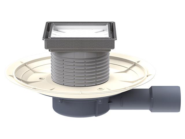 Трап для внутренних помещений сухим сифоном HL90Prblue-3020