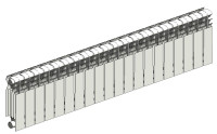 Биметаллический секционный радиатор «РБС-300/95»-20 П