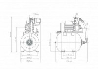 Поверхностный насос-автомат «ВИХРЕВИК» 40/40 Ч-14