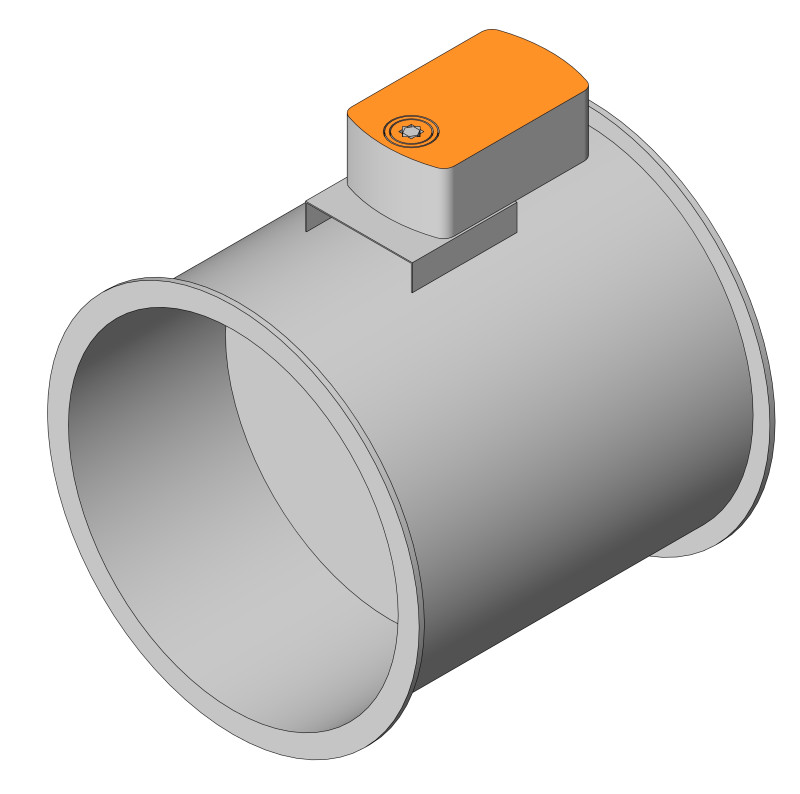Клапан канальный круглый НЗ СЛ-КПК