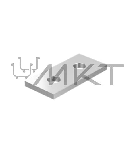 Пластина с двумя отверстиями МКТ