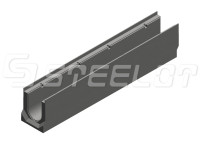 Лоток водоотводный SteePro DN100 H205, кл. Е600