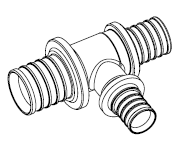 Муфта  тройниковая RAUTITAN RX