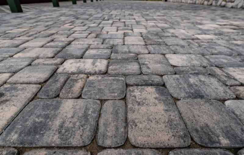 Тротуарная плитка П17-6 «Классико» Колормикс Сильвер