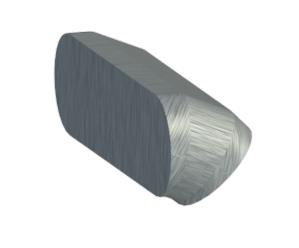 Отвод плоскоовальный 305х625h, 45 градусов