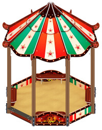 Песочный дворик Пагода Карнавал (Шапито)