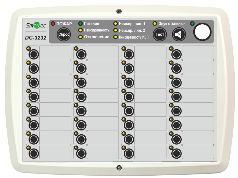 Блок индикации и управления на 32 индикатора DC-3232