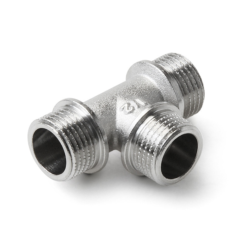 Тройник латунный резьбовой Pro Aqua наружная резьба