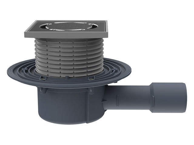 Трап для внутренних помещений с сухим сифоном HL510Prblue