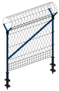 Ограждение с ПКЛЗ ЕГОЗА