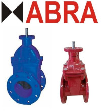 Задвижка ABRA DN40-1000 PN10/16 Синяя/Красная ISO под привод