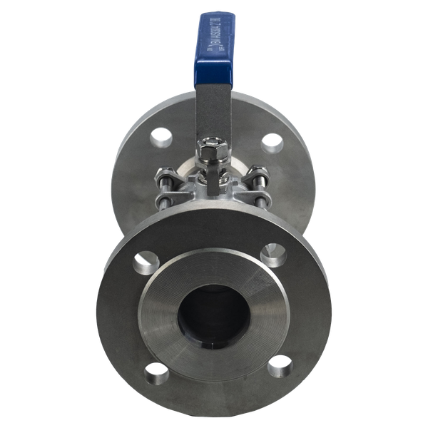 DN50 Кран шаровый фланцевый трехсоставной под привод