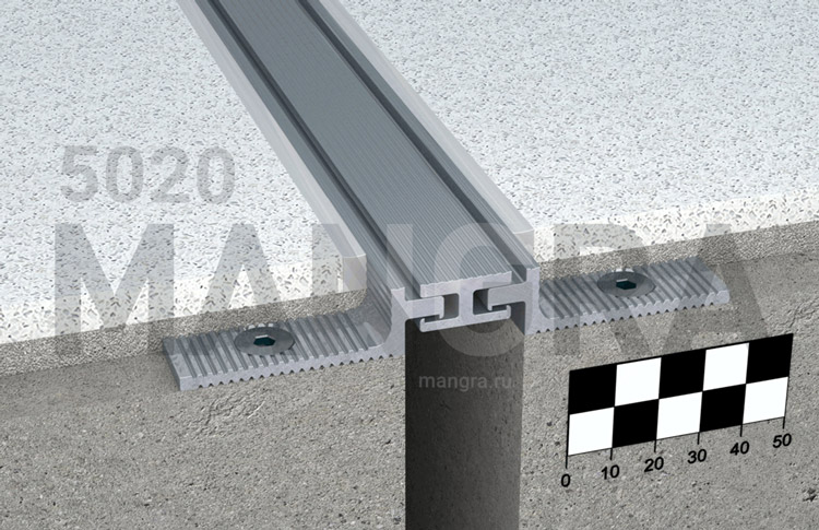 Закладной дефшов 25-60 мм в полу MANGRA 5020