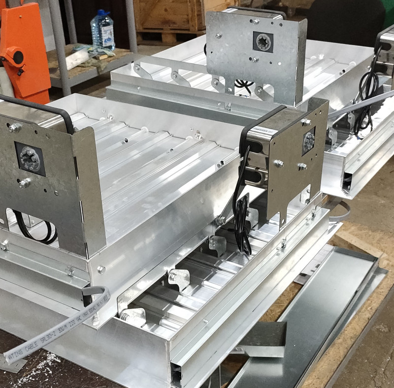 Решетка вентиляционная с приводом РП