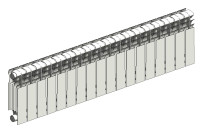 Биметаллический секционный радиатор «РБС-500/95»-18 П