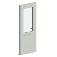 Дверь 1-польная 2100х900 открывание наружу AGS68 (68 мм)