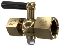 Кран пробковый для манометра РАШВОРК арт. 777-015-25