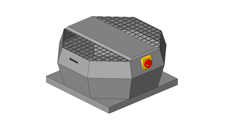 Вентилятор крышный ROOF-V-ECC