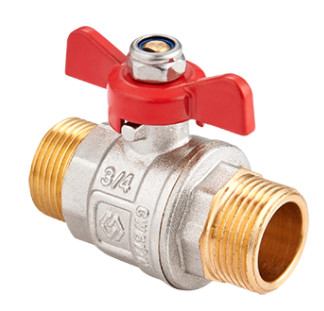 MVI Кран шаровый наружная-наружная бабочка BV.515