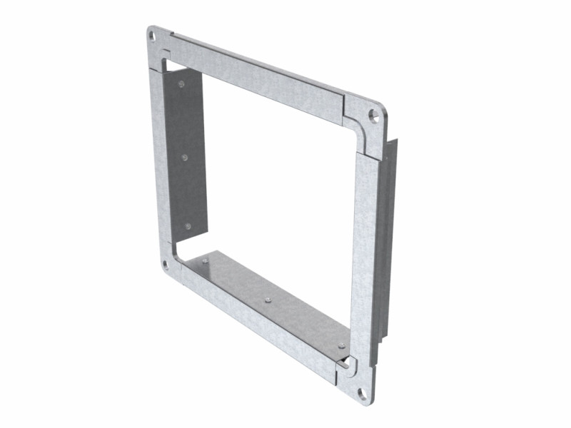 Фланцевое прямоугольное соединение