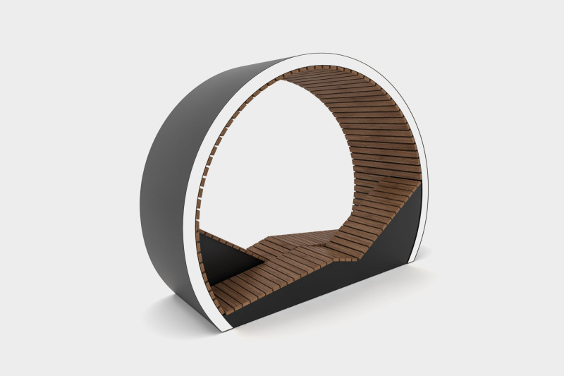 Скамейка «Circle» с подсветкой