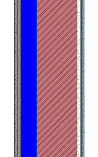 Стены кирпичные однослойные