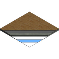 Звукоизоляционная система пола ПП-ФГ25