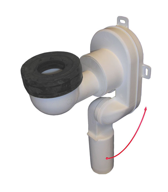 Сифон для писсуаров с вертикальным отводом HL431/50