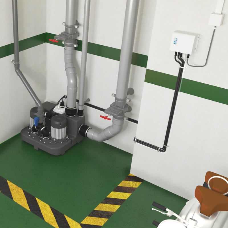 SaniCUBIC 2 GR HP щелочные кислотные температурные фекальные