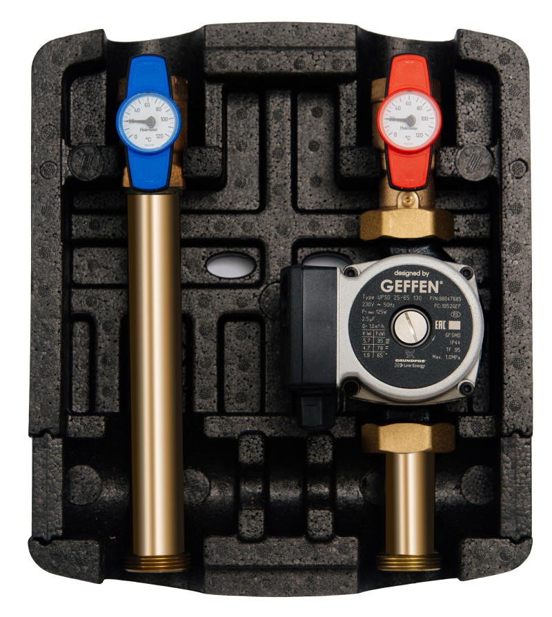 Модуль прямой с насосом 25-40 МКС 135