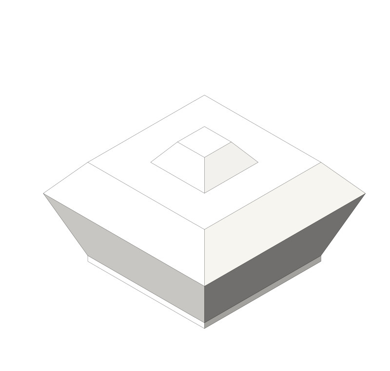 Вентилятор крышный, прямоугольный, SVKR 94-100