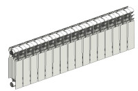 Биметаллический секционный радиатор «РБС-300/95»-16