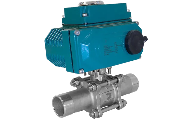 DN15-100 Кран шаровый приварной, AC 220V (C-03-С-10)