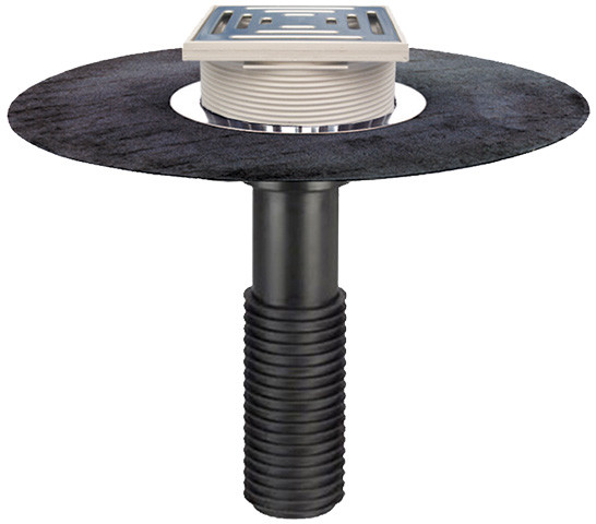 Универсальная кровельная воронка с битумным полотном HL69BH