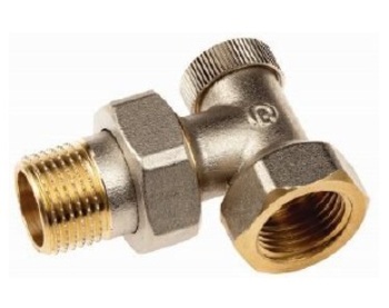 Клапан обратного потока угловой для 2-х трубной системы