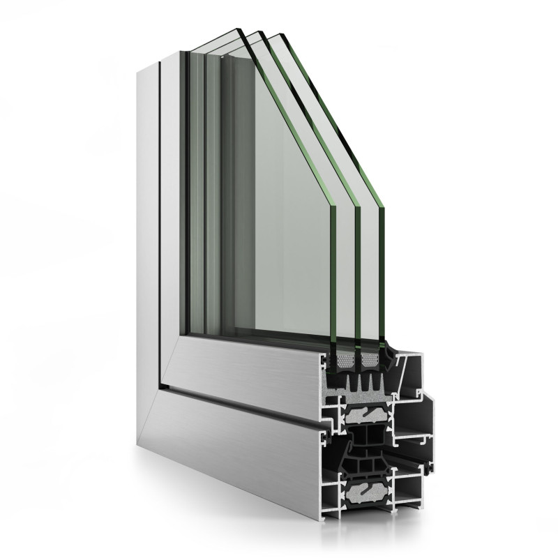 Архитектурная алюминиевая система INICIAL IW 70