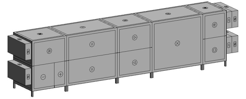 ПВ2.3 Приточно-вытяжная установка AVMD 3000 (2000/2000 м3/ч)