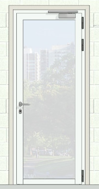 Дверь остекленная ДО-ОГНЕДЕКОР-100