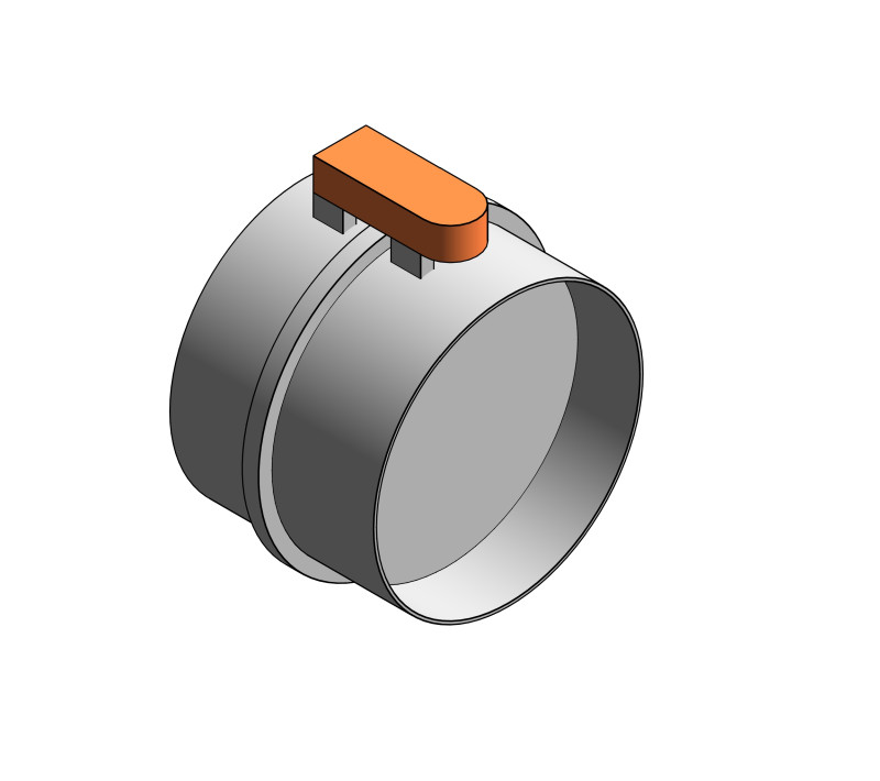 Клапан противопожарный КЛП-2/3-К-(НЗ)-BLE