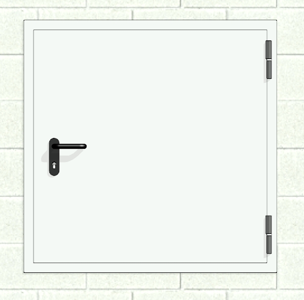 Люк противопожарный металлический ЛПМ-Огнедекор-01/60