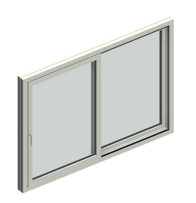 Дверь портальная 2-ств. E-Slide схема A