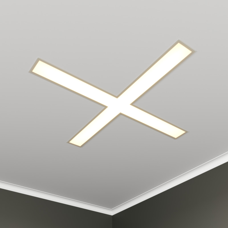 Серия фигурных LED светильников LBX-KRESCENT-V