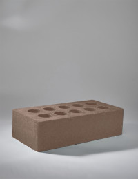 Кирпич пустотелый 250х120х88 полуторный темный шоколад