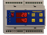 Четырехканальный ПИД-регулятор температуры Термодат-11М6-Р6