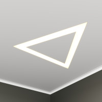 Серия фигурных LED светильников LBX-HOLE-TRIO-V